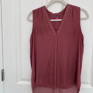 Vince Camuto Sleeveless Rumple Blouse